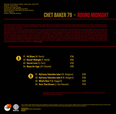 Chet Baker 79 - Round Midnight (LP)