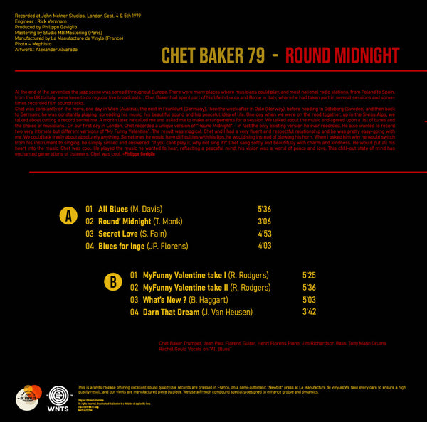 Jazz 'Round Midnight - Chet Baker